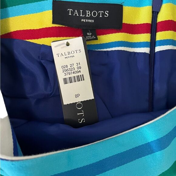 Talbots Petite Striped Pencil Skirt - Picture 4 of 6